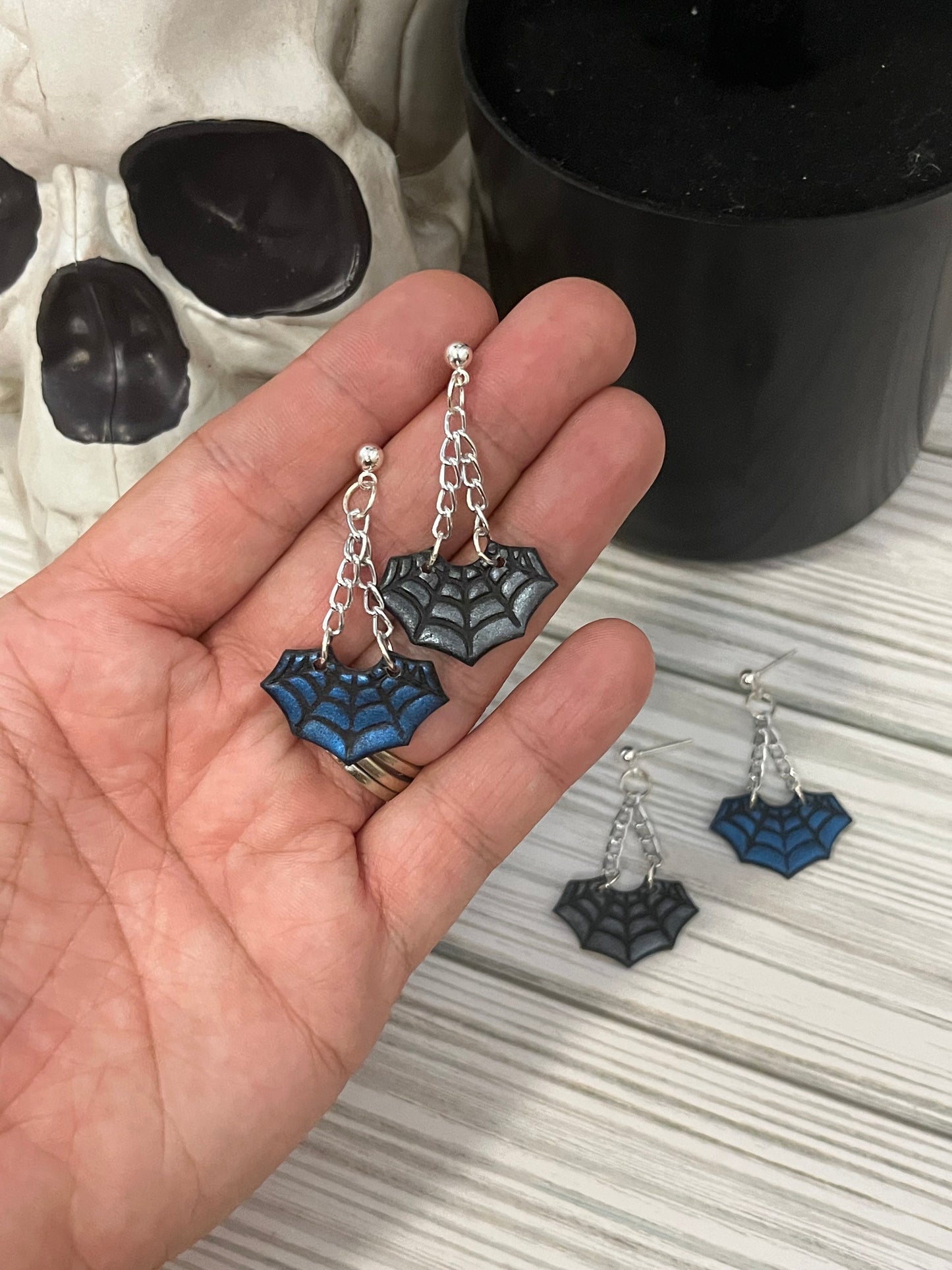 Shimmer Web Dangle