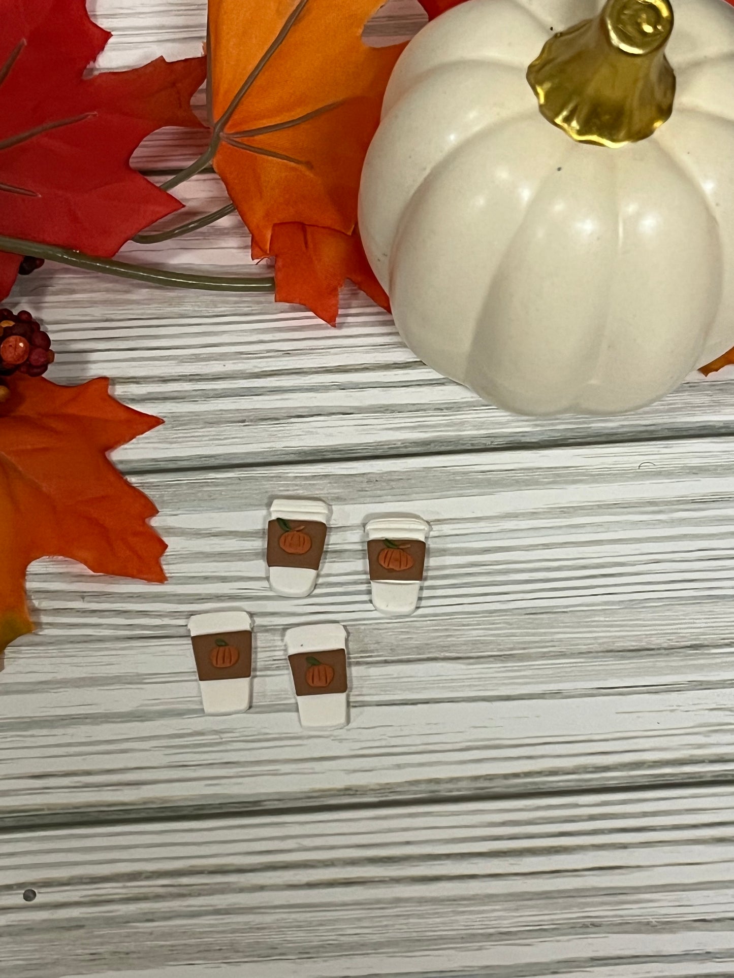 Pumpkin Spice Coffee Stud