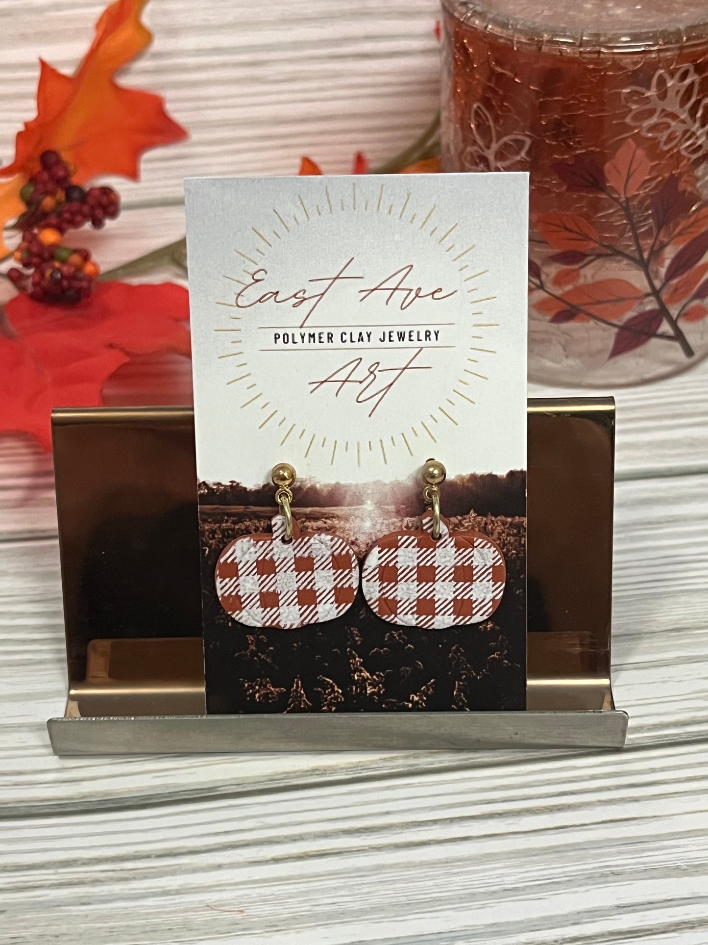 Gingham Pumpkin