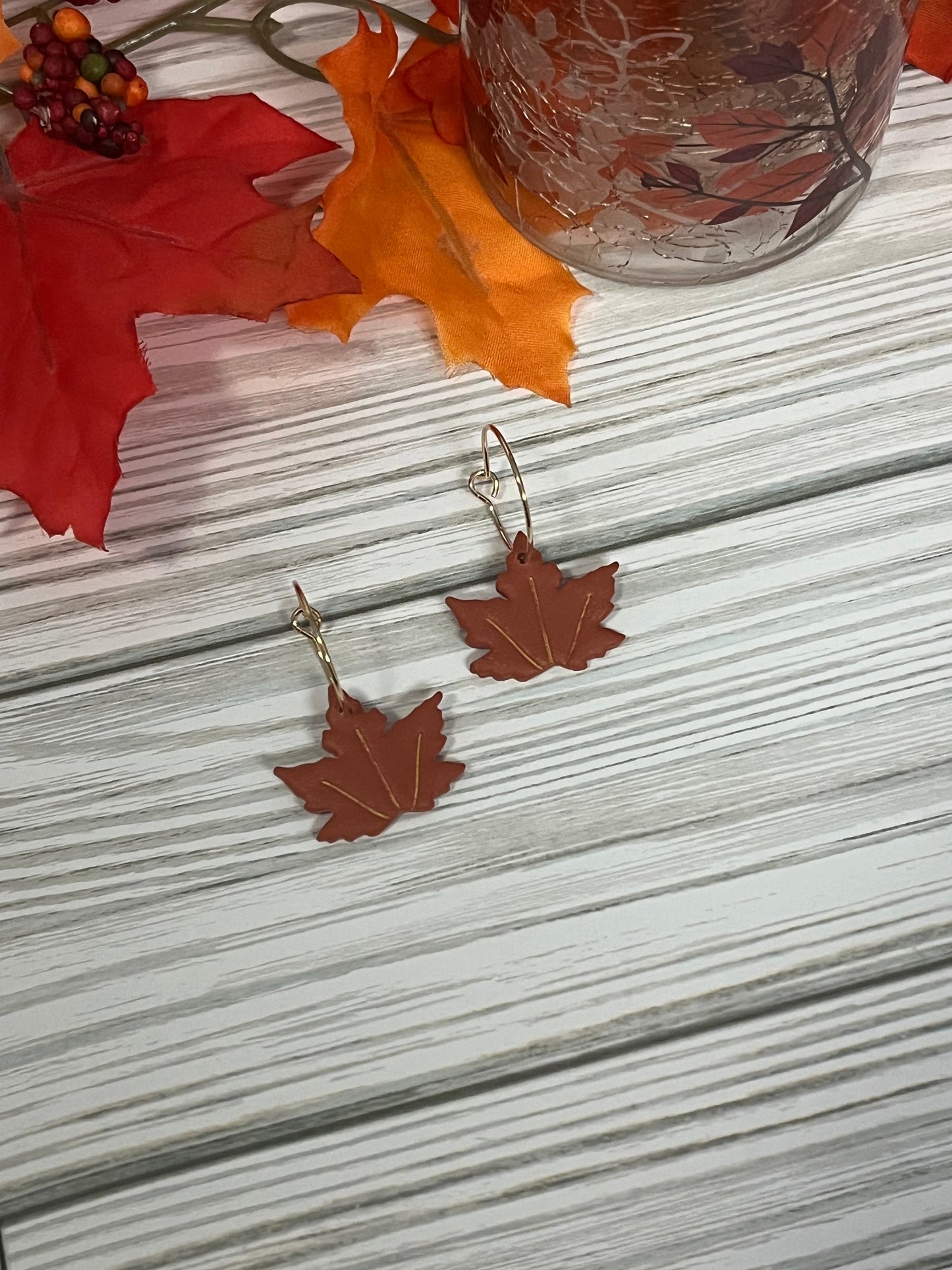 Fall Leaf Hoop