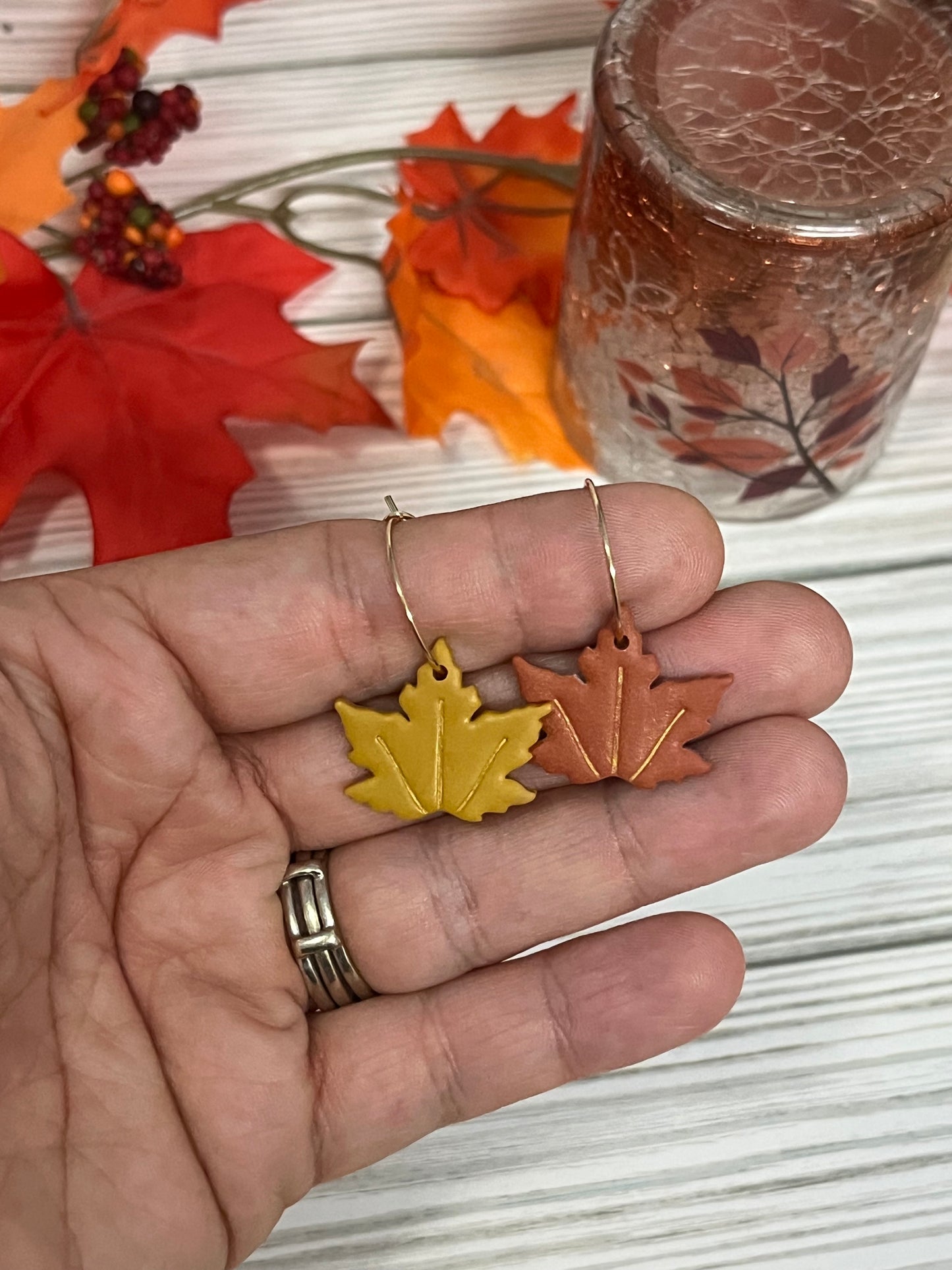 Fall Leaf Hoop