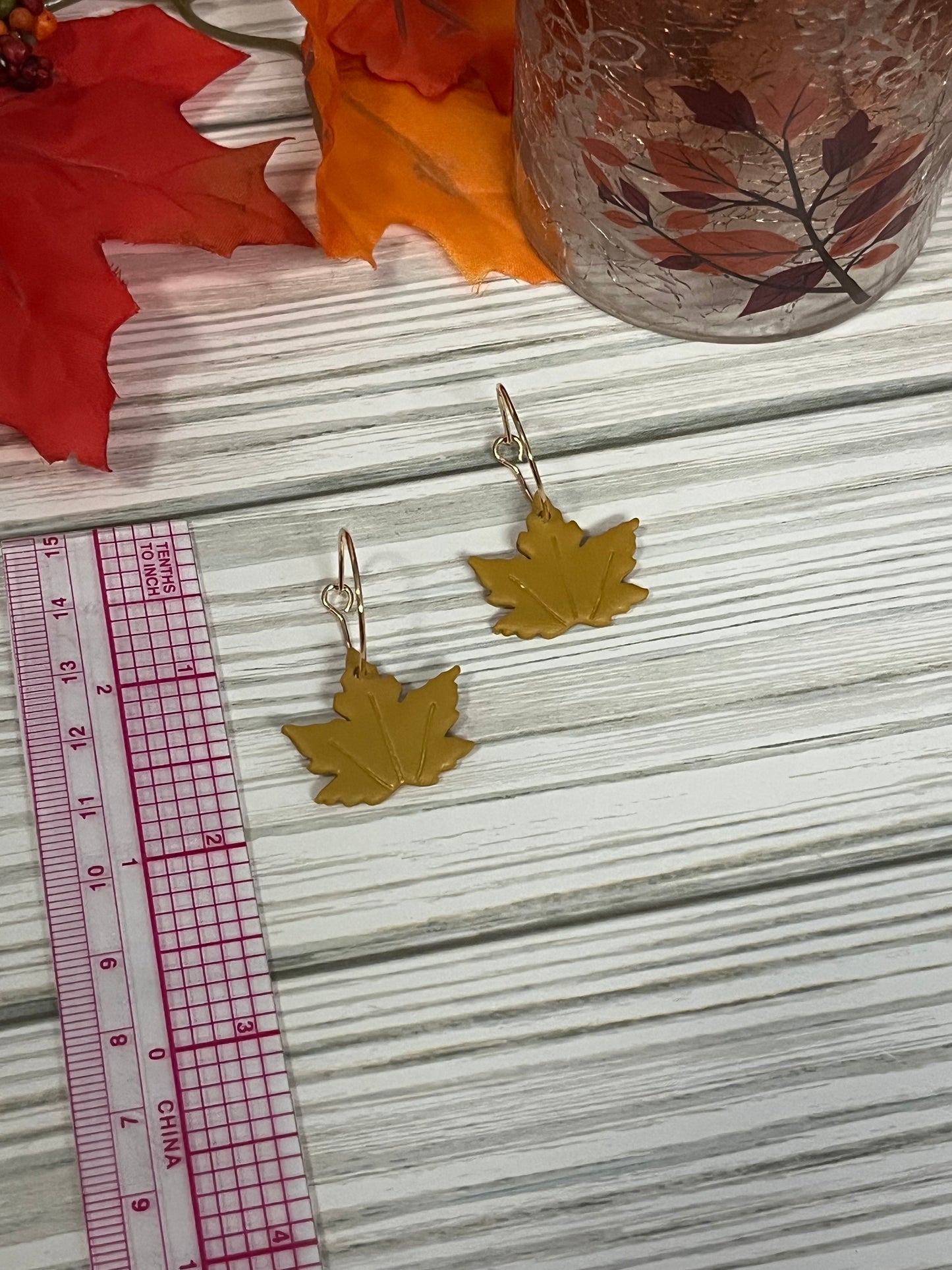 Fall Leaf Hoop