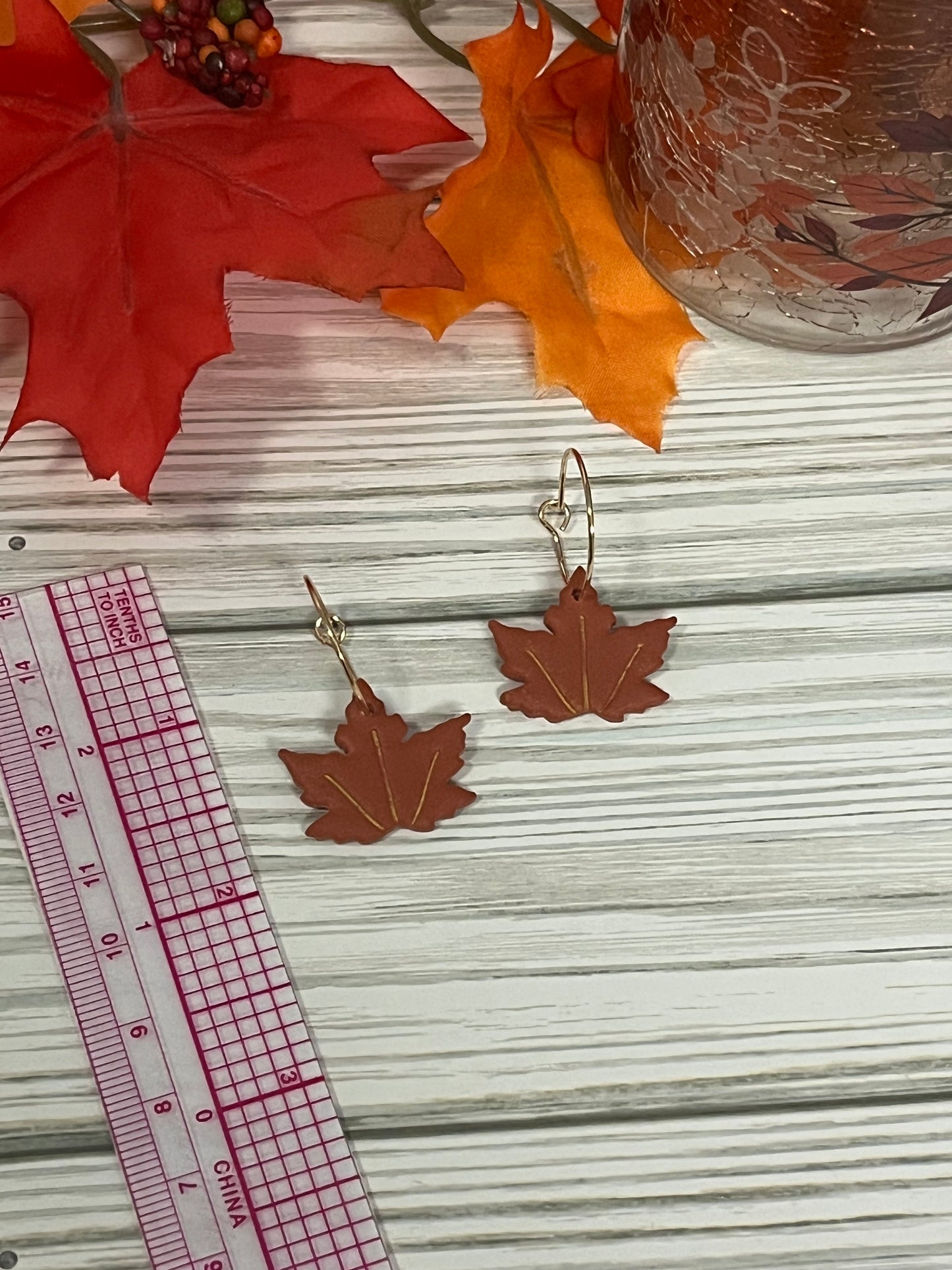 Fall Leaf Hoop