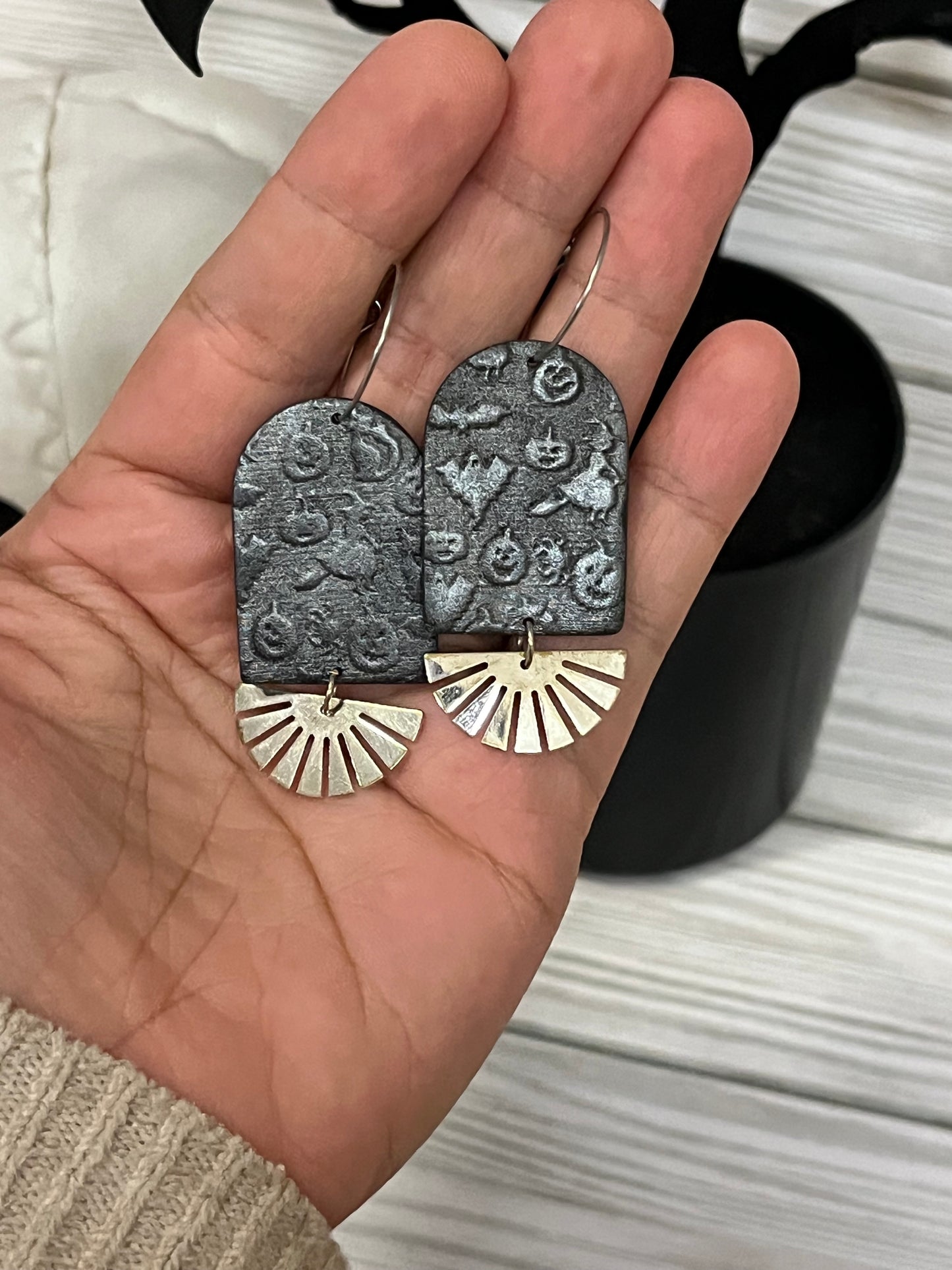 Silver Halloween Sun