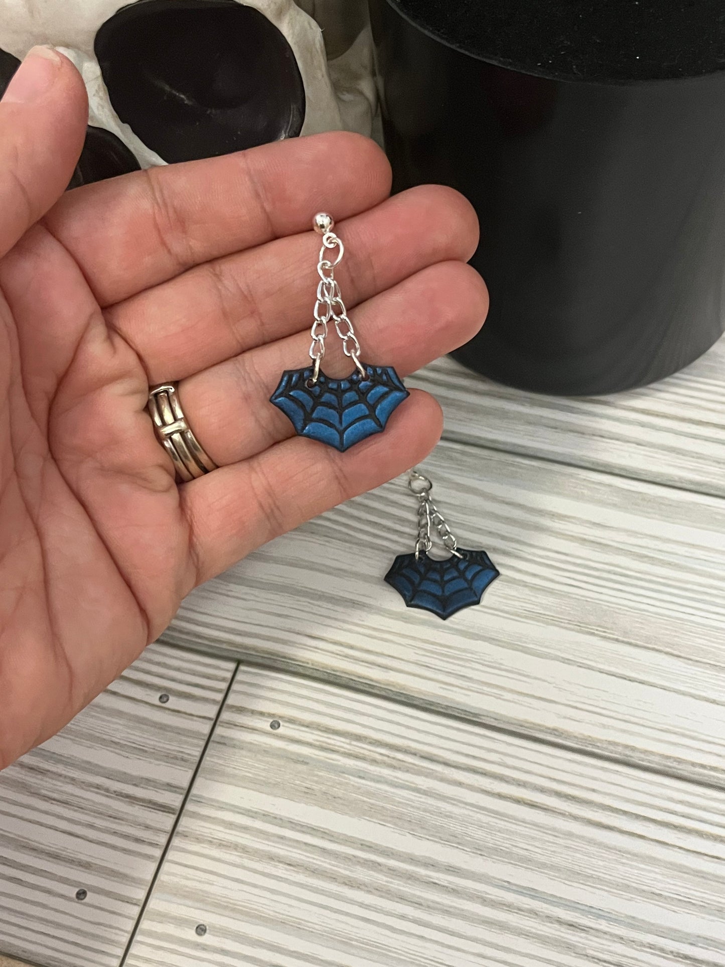 Shimmer Web Dangle