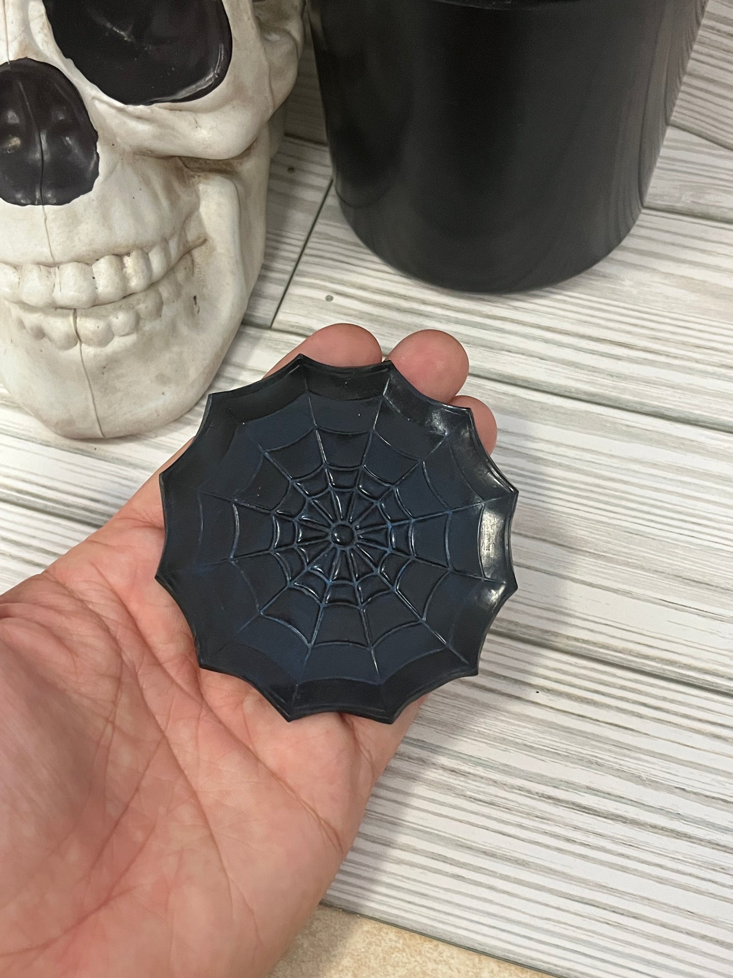 Black Web Trinket Dish