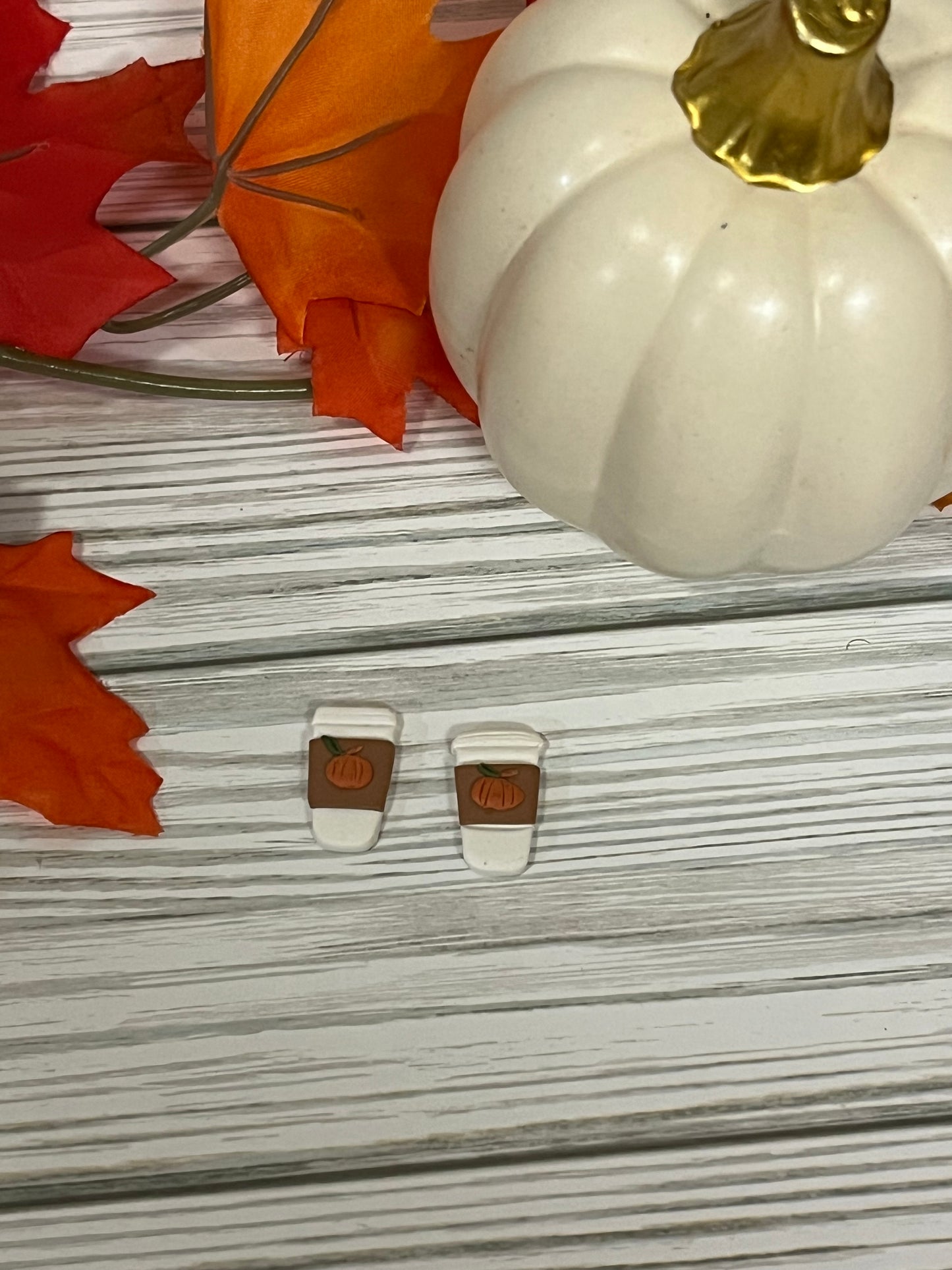 Pumpkin Spice Coffee Stud
