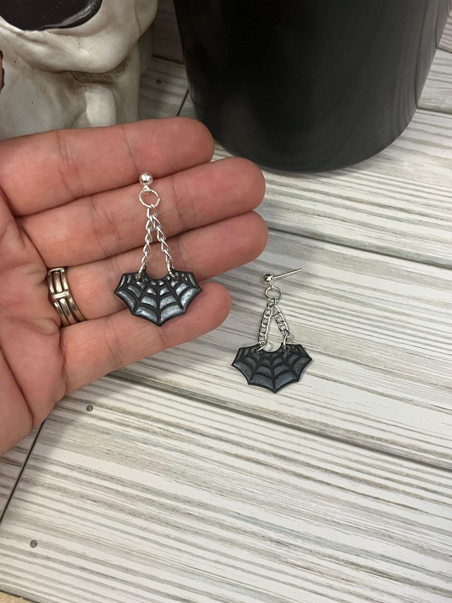 Shimmer Web Dangle