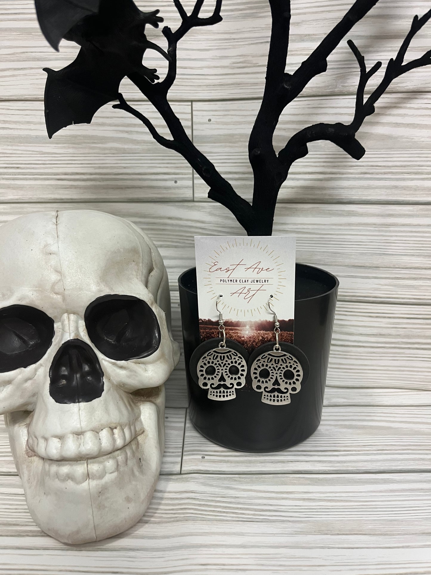 Sugar Skull Large Dangle