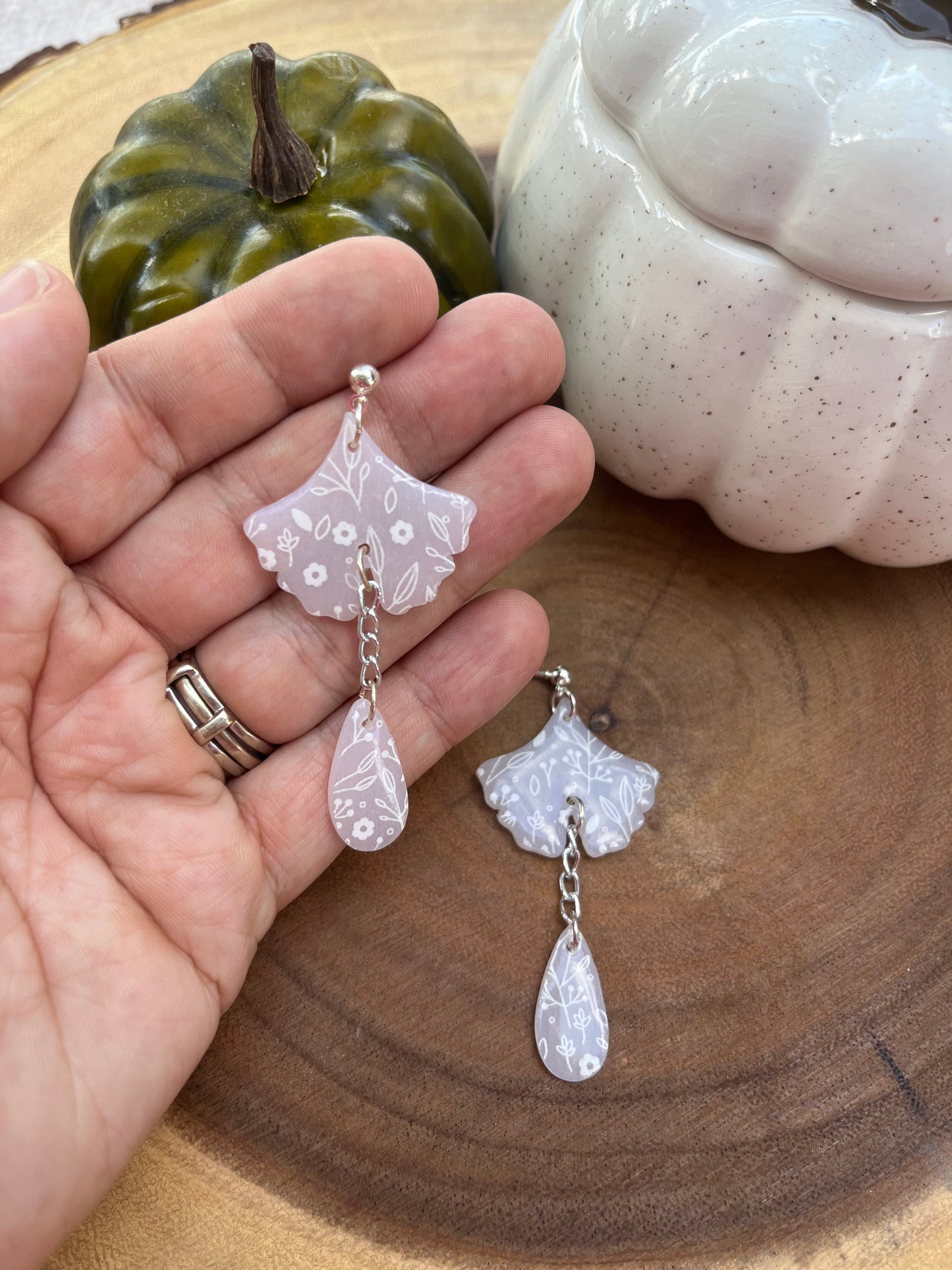 Clear Ginkgo Drop