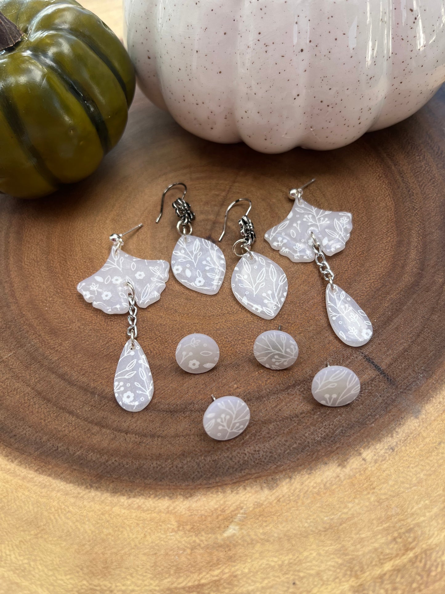 Clear Circle Stud