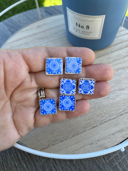 Mediterranean Tile Studs