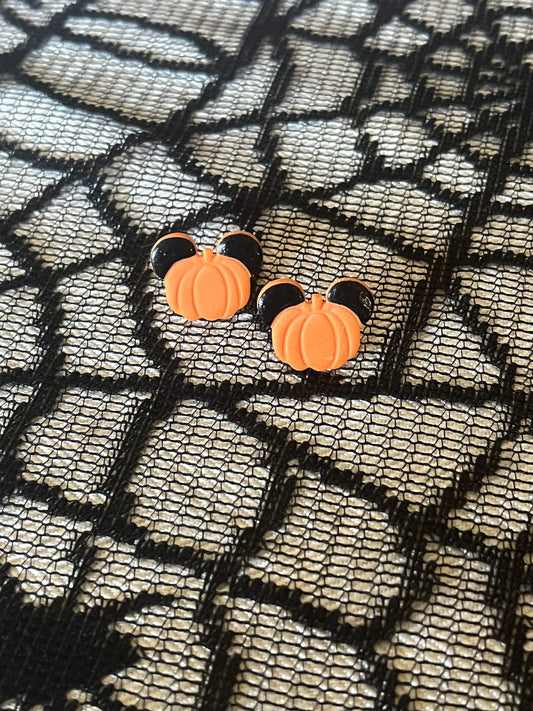 Mouse Pumpkin Studs