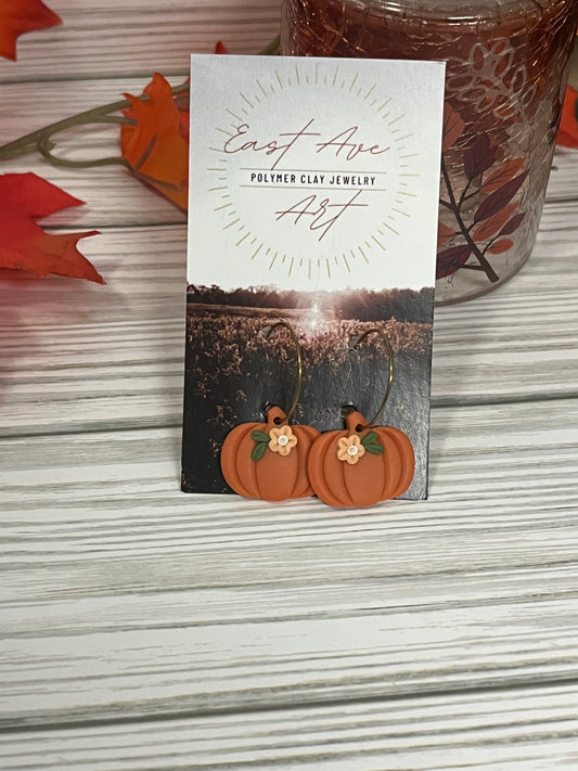 Flower Pumpkin Hoop