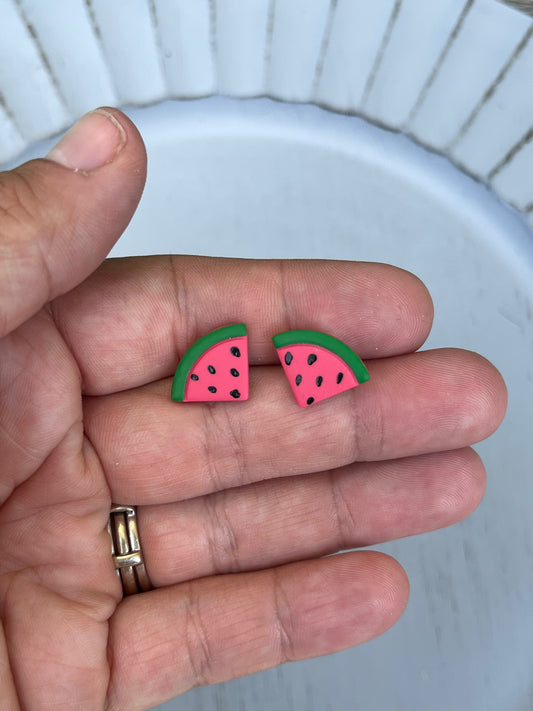 Watermelon Slice Stud